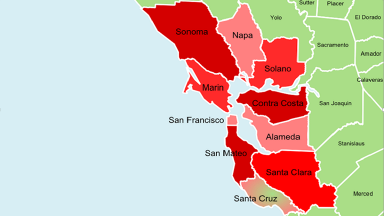 farmers bay area insurance map - Serving San Francisco Bay Area, Marin, Sonoma, Napa, Solano, Contra Costa, Alameda, Santa Clara, Sanat Cruz, San Mateo